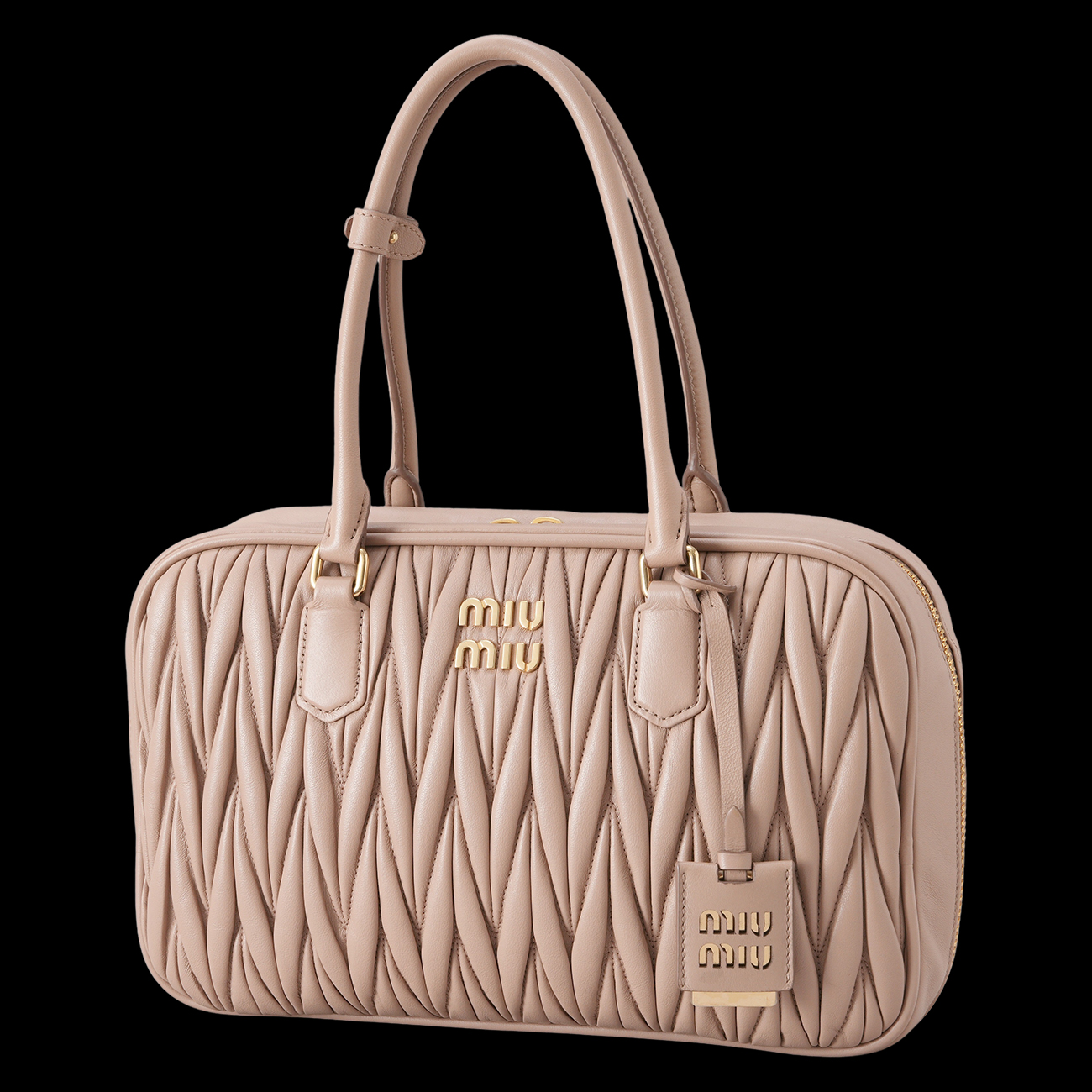 MIU MIU(USED)미우미우 5BB133 마테라쎄 토트백